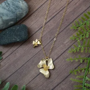 Mommy and Me Dogwood Necklace