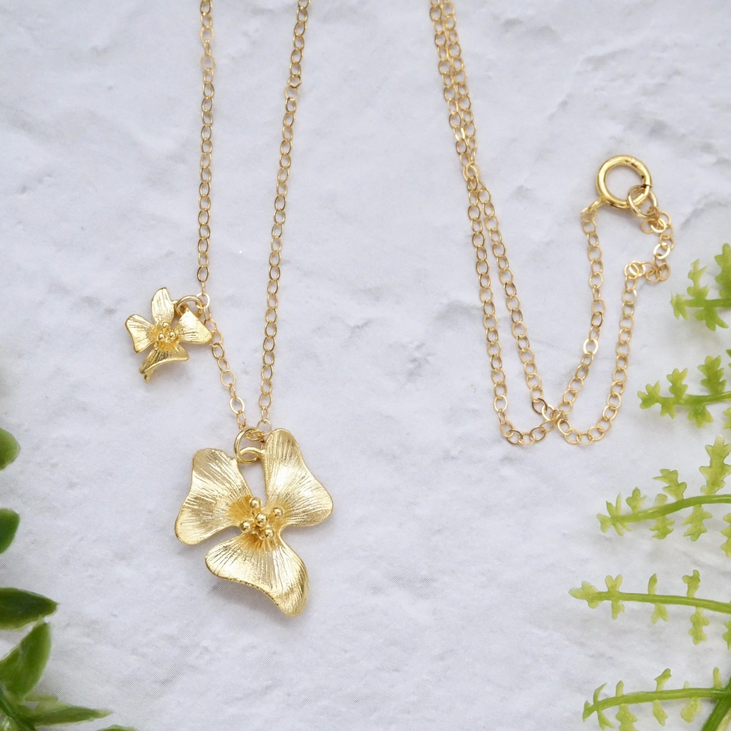 Mommy and Me Dogwood Necklace