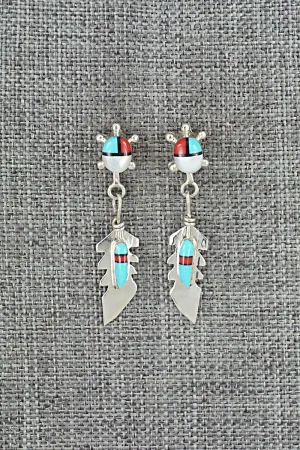 Multi-Stone & Sterling Silver Earrings - Maggie Bedah
