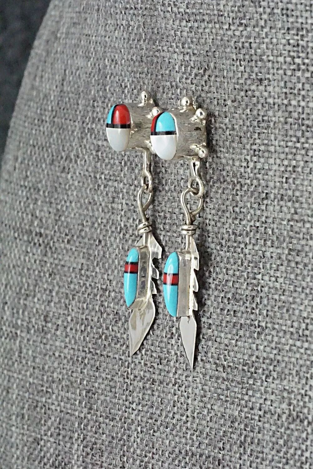 Multi-Stone & Sterling Silver Earrings - Maggie Bedah