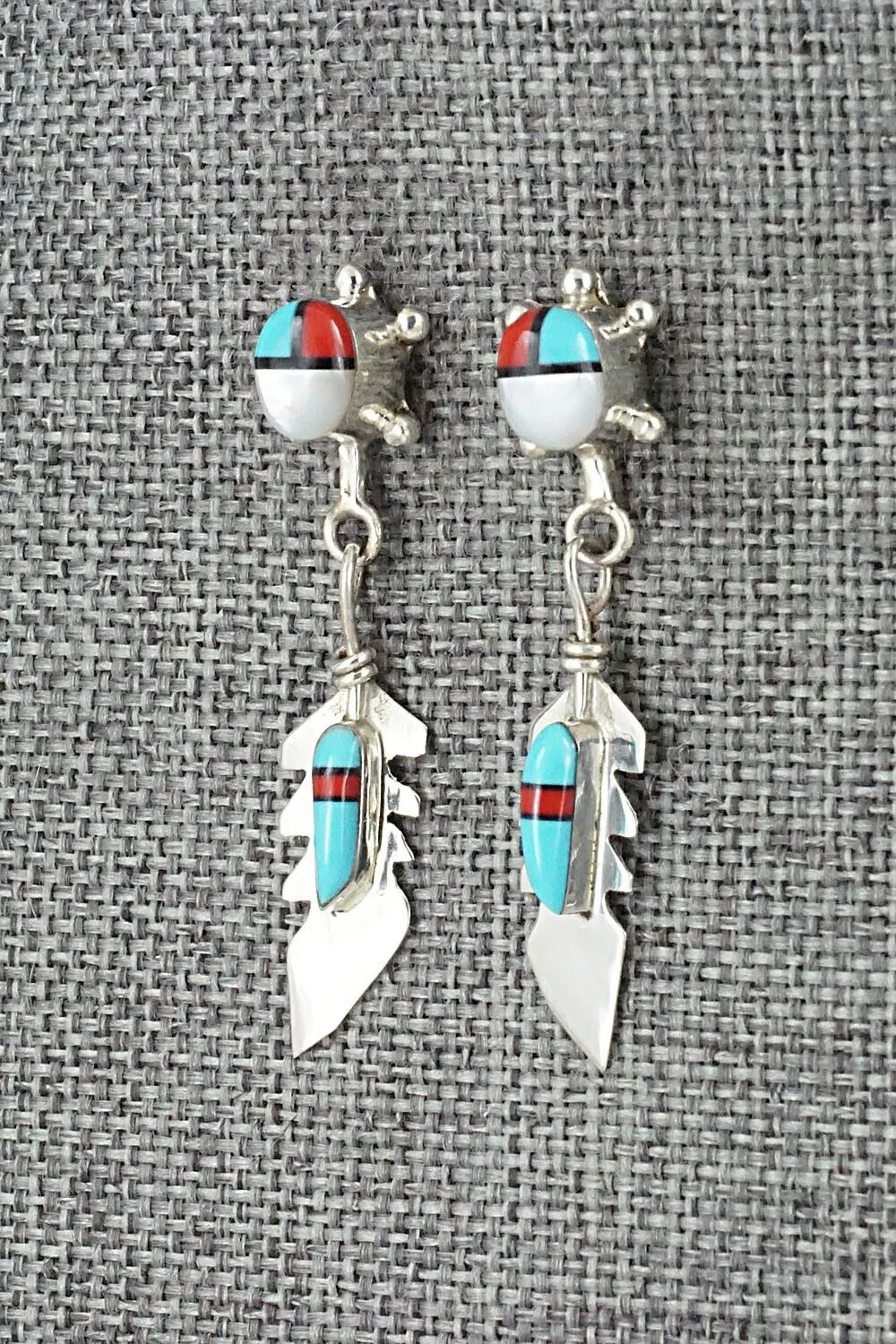 Multi-Stone & Sterling Silver Earrings - Maggie Bedah