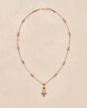 Necklace Padmacoll40 Padma Chaine Grenat