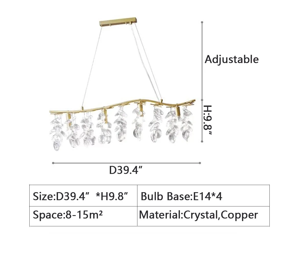 New Flower Romantic Light Luxury Crystal Chandelier for Bedroom / Living / Dining Room