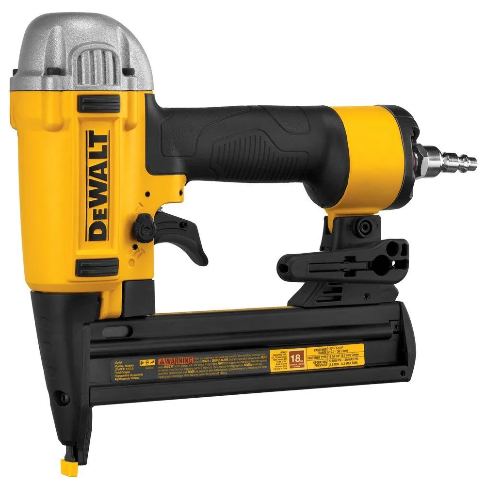 Open Box -  DEWALT DWFP1838 Pneumatic 18-Gauge 1/4 in. Crown Stapler