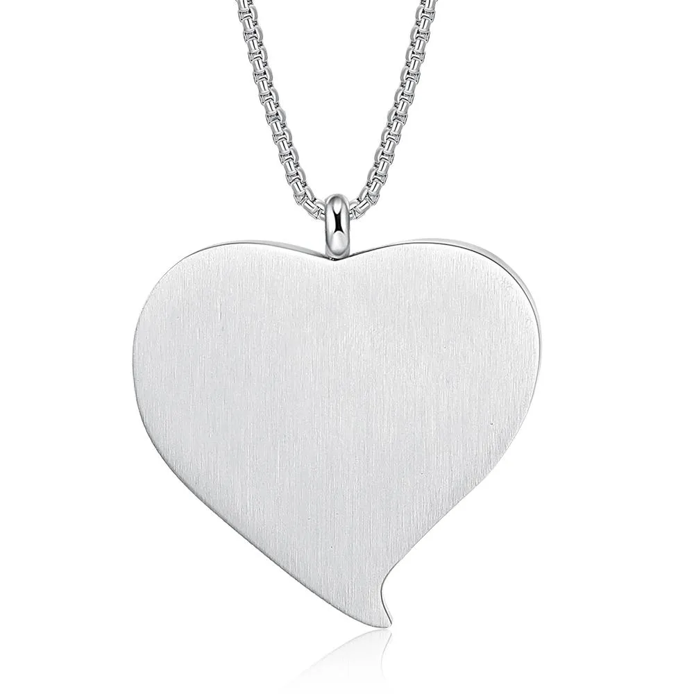 Personalized Heart Photo Engraved Locket Necklace Best Gift For Grandparents