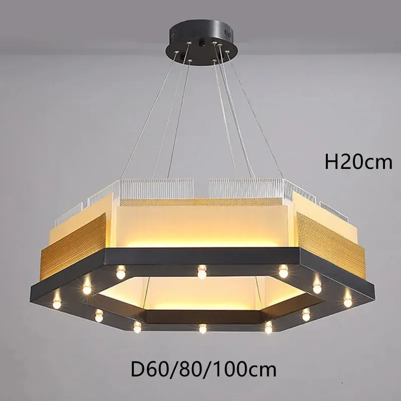Postmodern LED Chandelier by Mansion: Stylish Lighting for Living Room, Bar & Restaurant