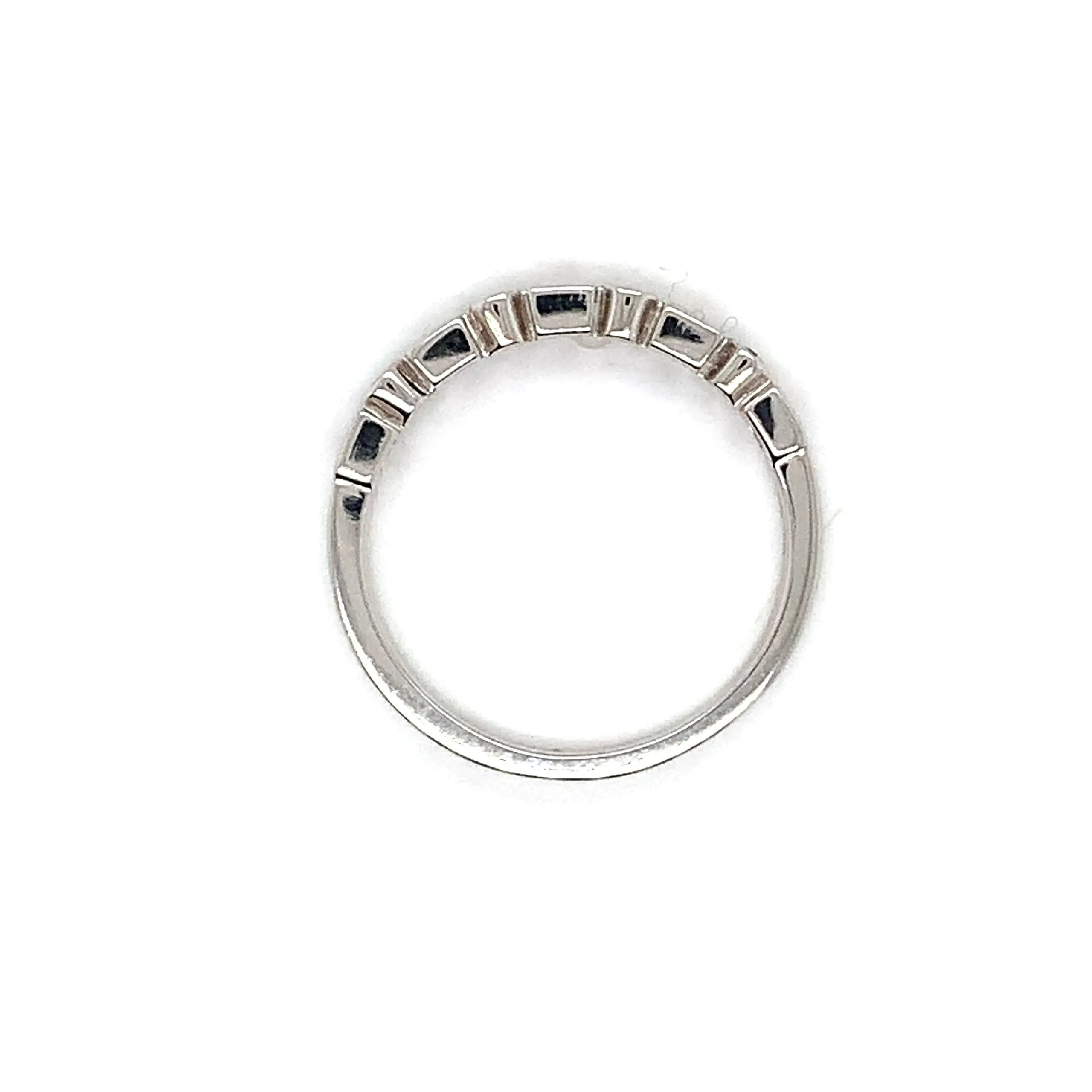 Princess Cut Ruby and Round Diamond Ring