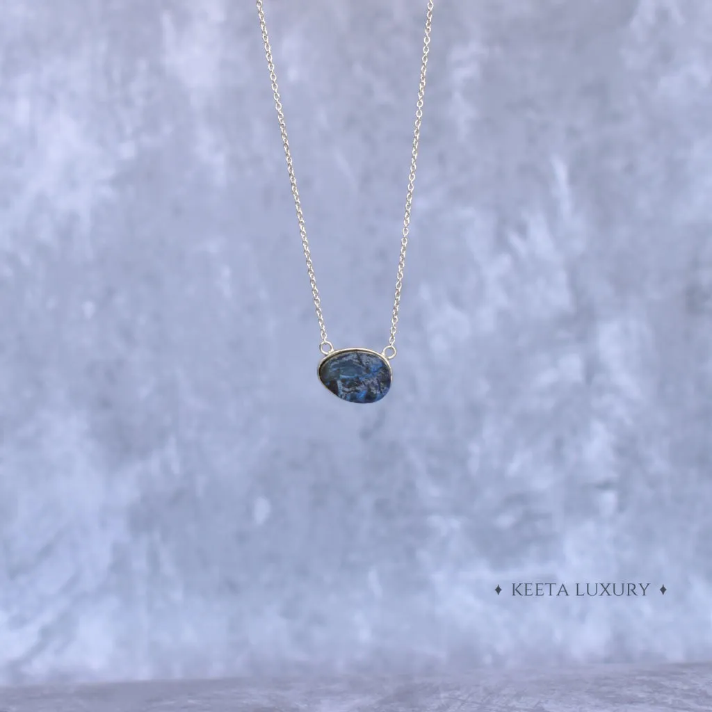 Raw - Labradorite Necklace