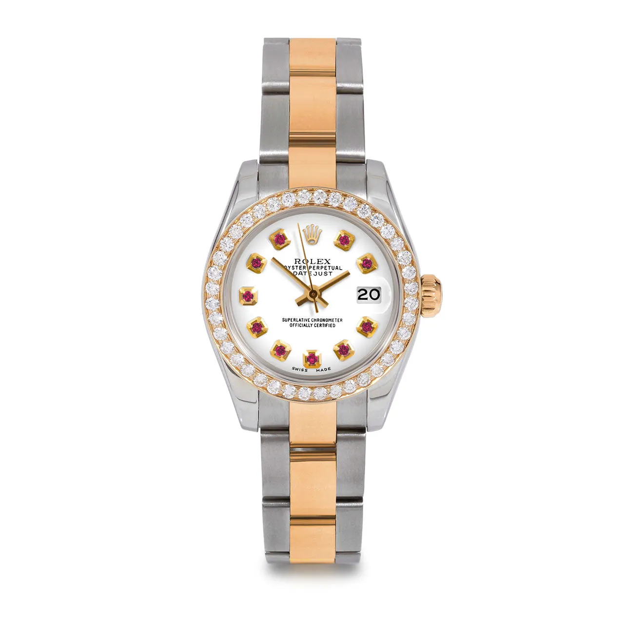 Rolex Datejust 26mm | 179173-WHT-RBY-AM-BDS-OYS