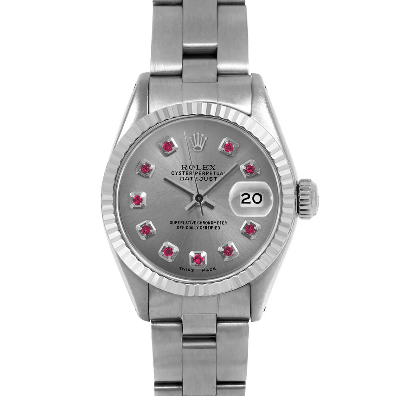 Rolex Datejust 26mm | 6917-SS-SLT-RBY-AM-FLT-OYS