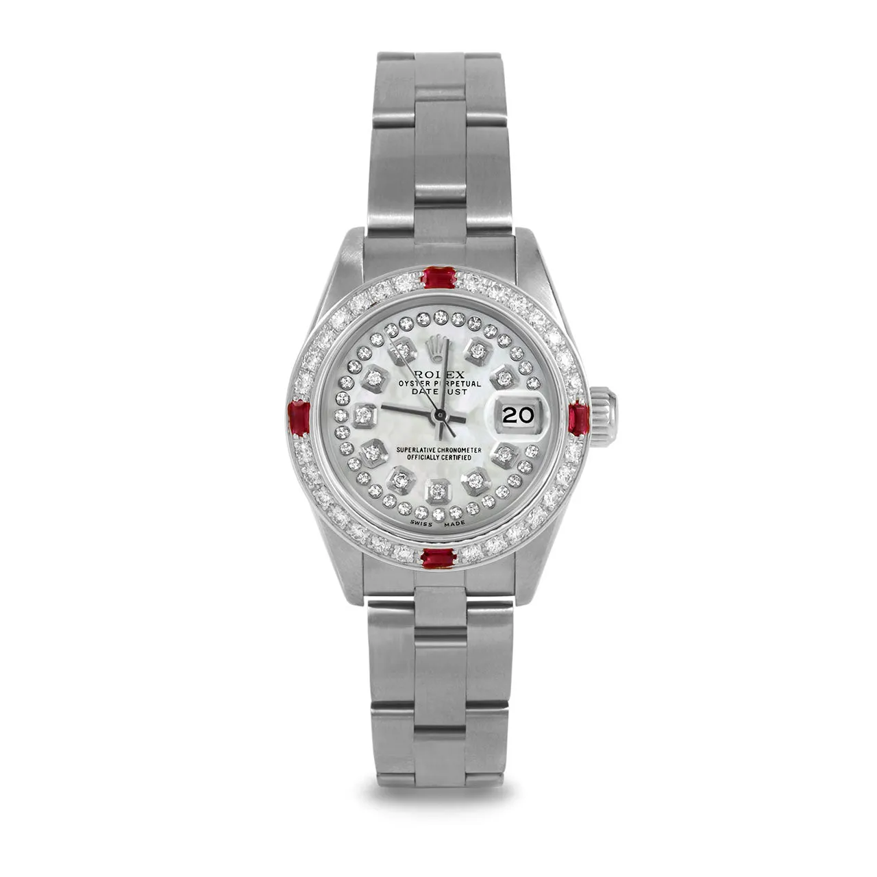 Rolex Datejust 26mm | 69174-WMOP-STRD-4RBY-OYS