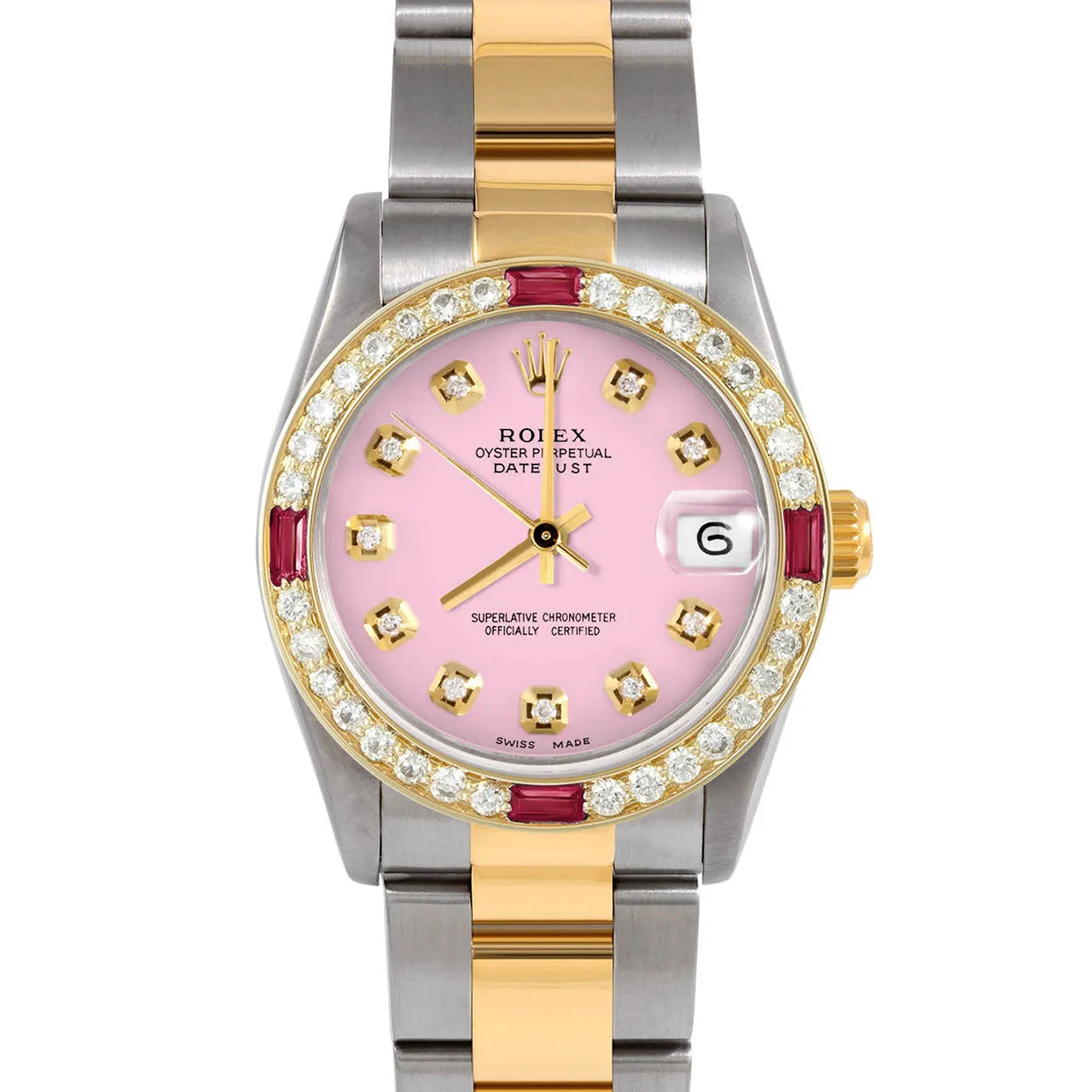 Rolex Datejust 31mm | 68273-PNK-DIA-AM-4RBY-OYS