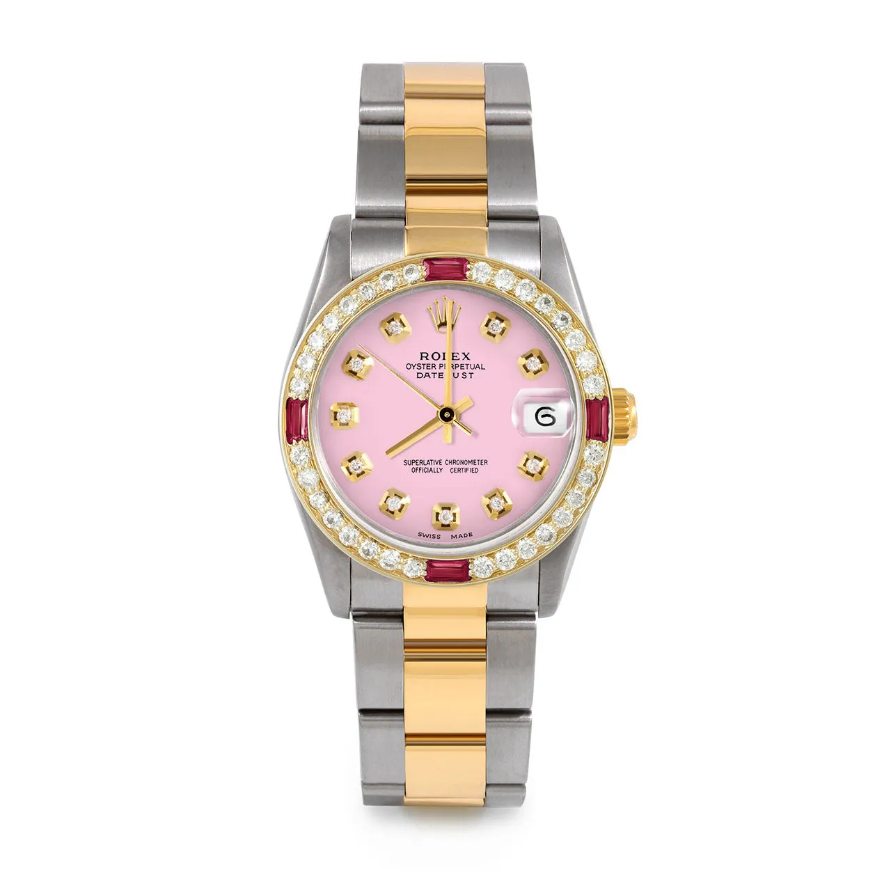 Rolex Datejust 31mm | 68273-PNK-DIA-AM-4RBY-OYS