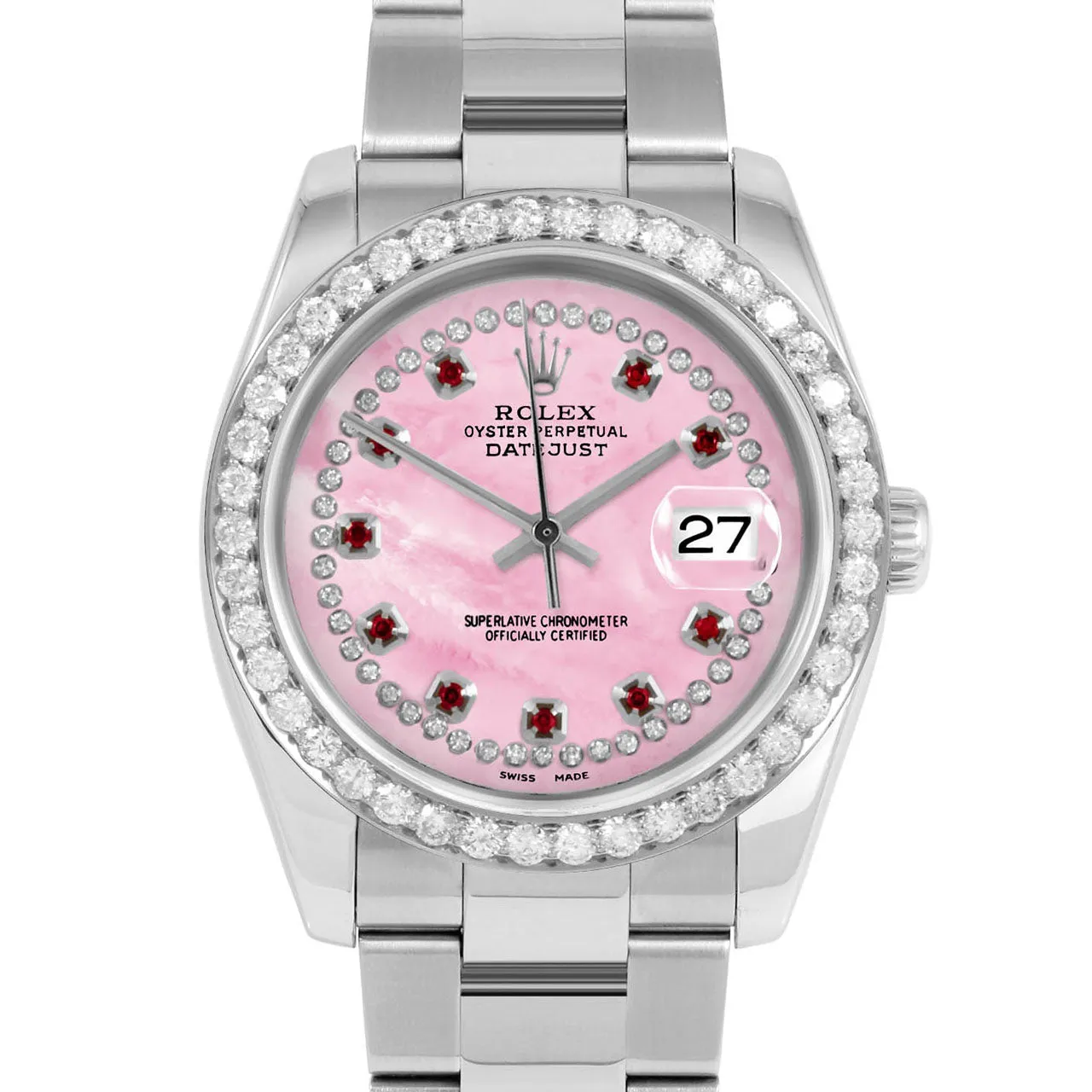 Rolex Datejust 36mm | 116234-PMOP-STRR-25CT-OYS
