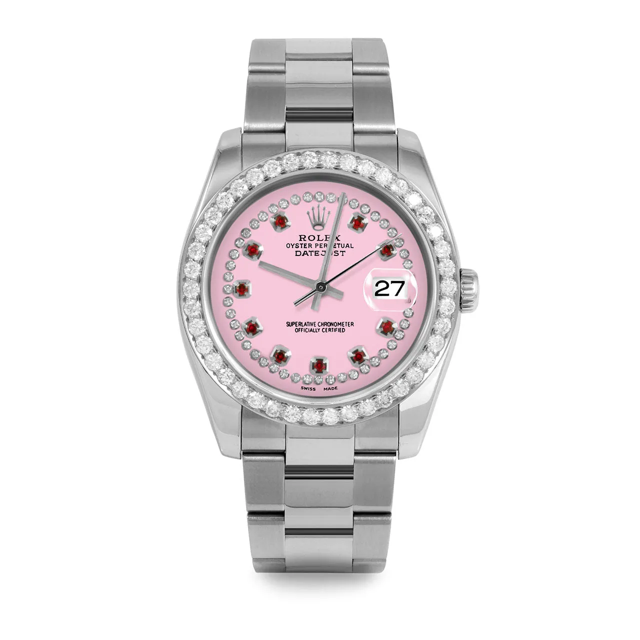Rolex Datejust 36mm | 116234-PNK-STRR-25CT-OYS