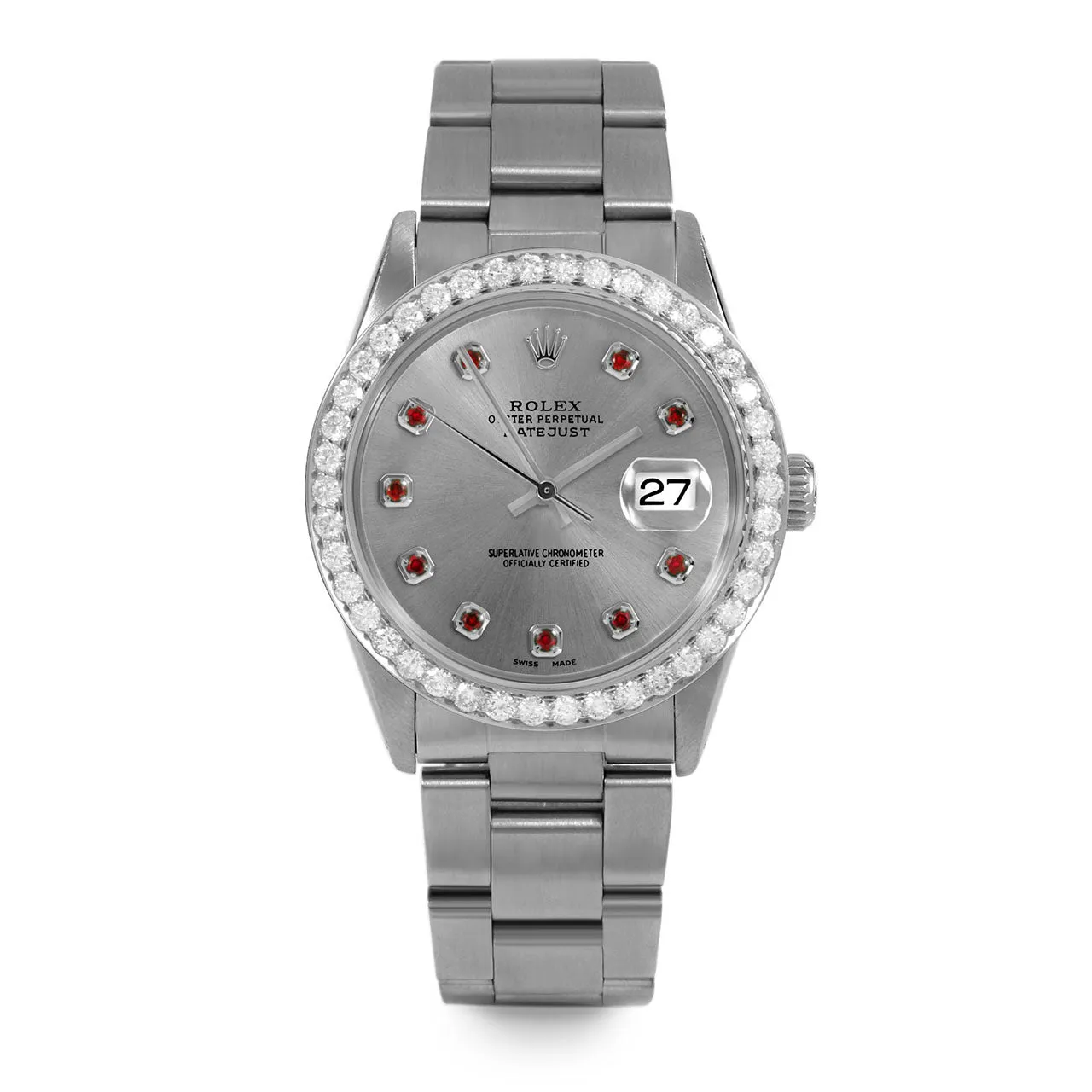 Rolex Datejust 36mm | 16014-SLT-RBY-AM-25CT-OYS