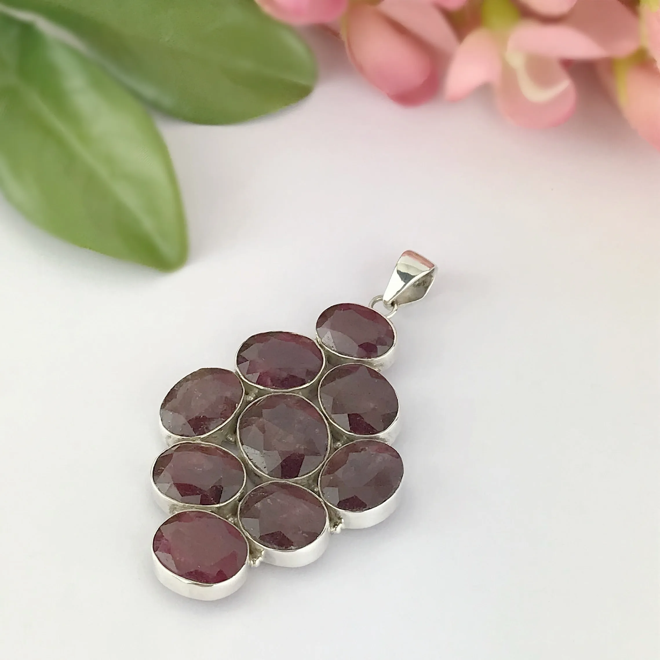 Ruby Red Pendant - VP297