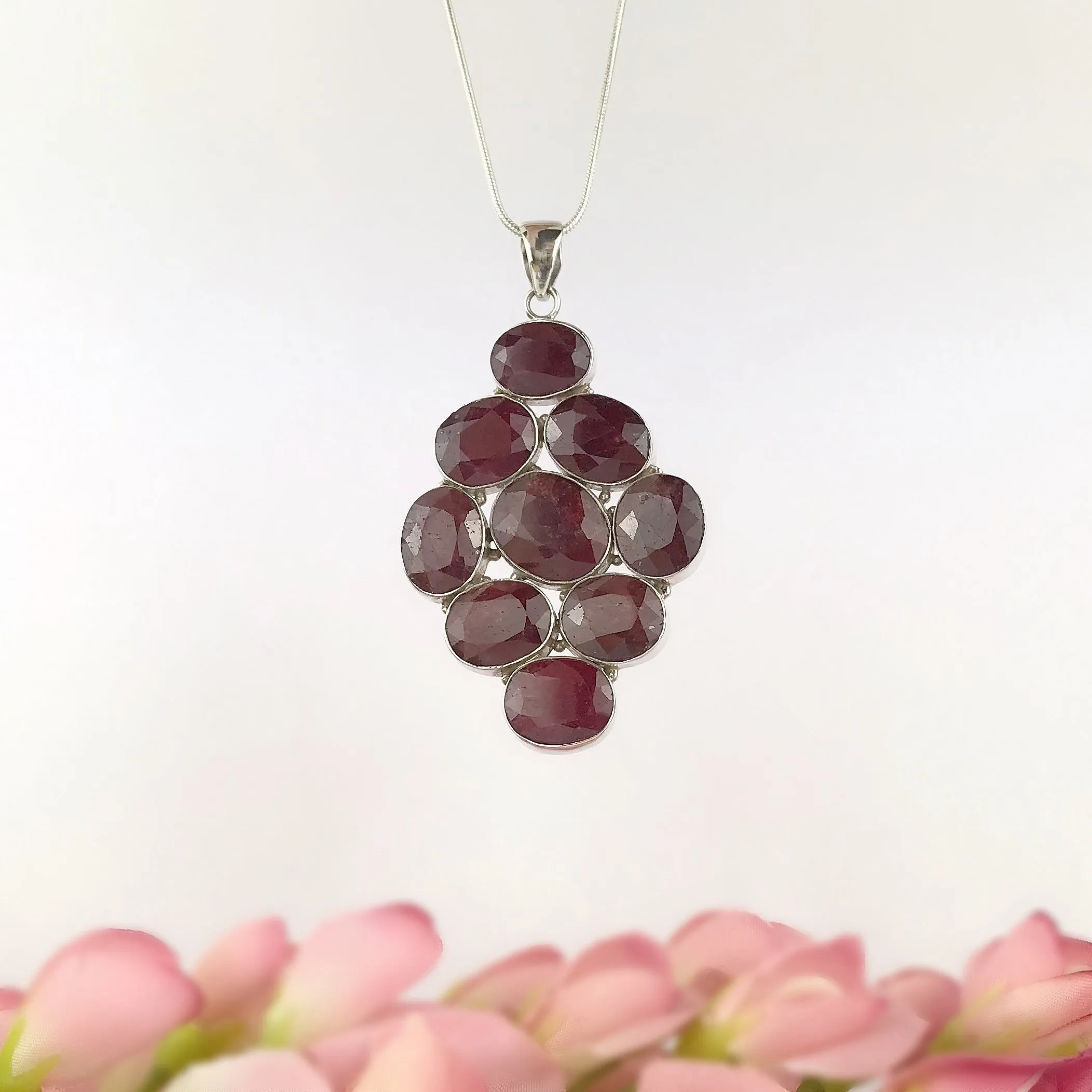 Ruby Red Pendant - VP297