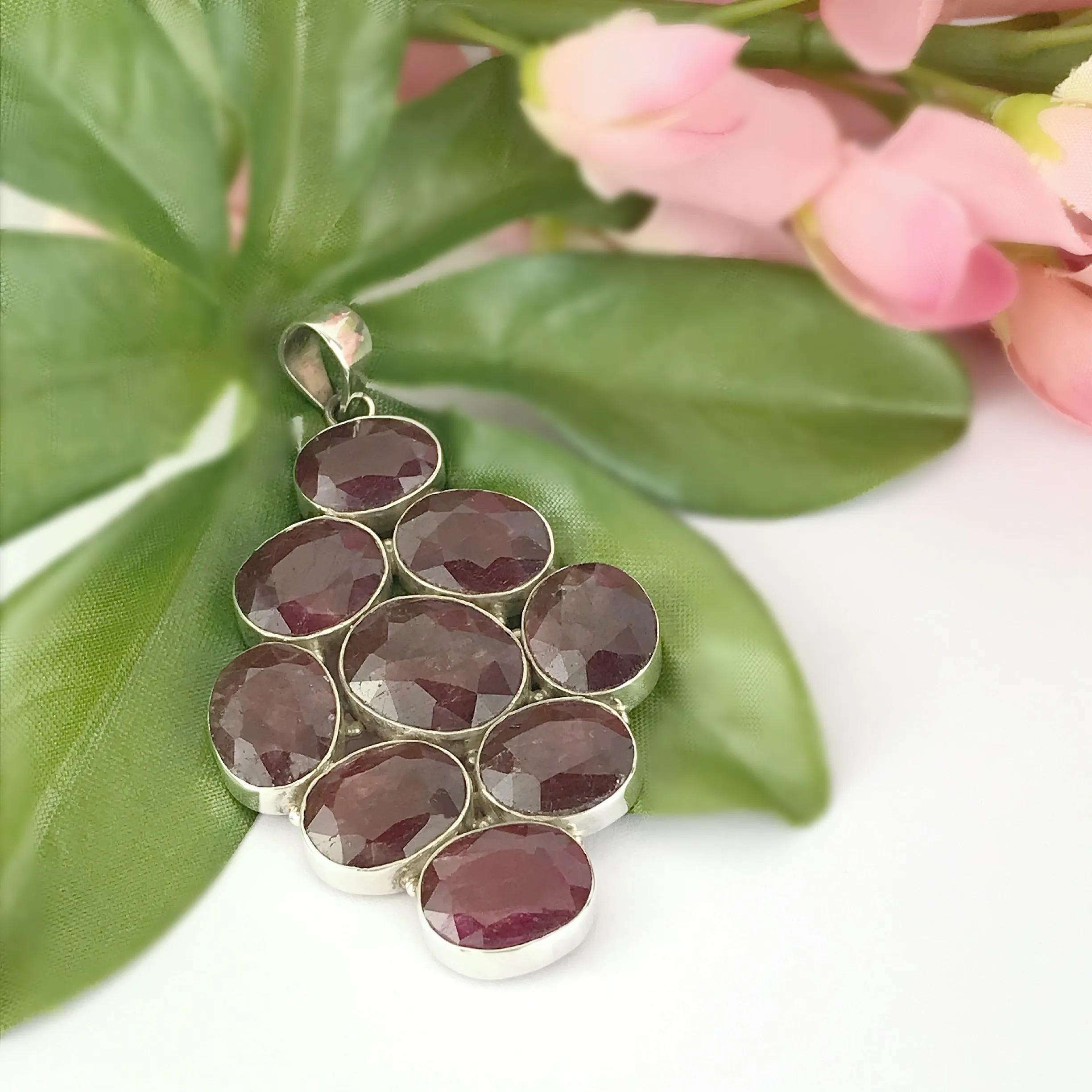 Ruby Red Pendant - VP297