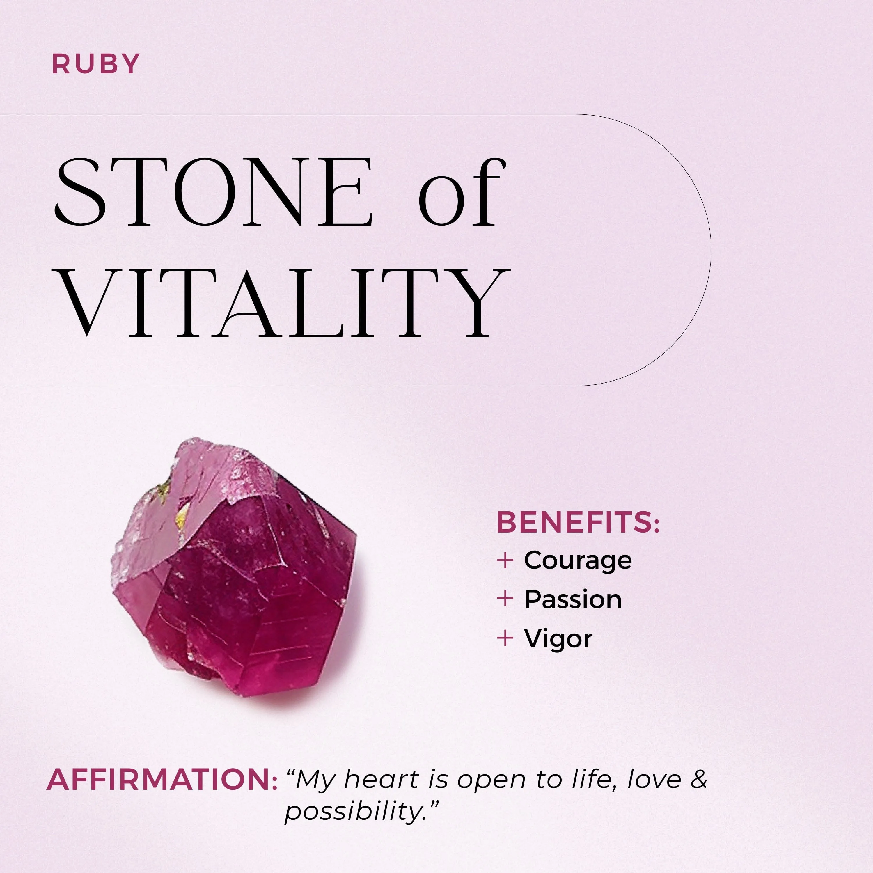 Ruby Ring Floating Sway - July Birthstone
