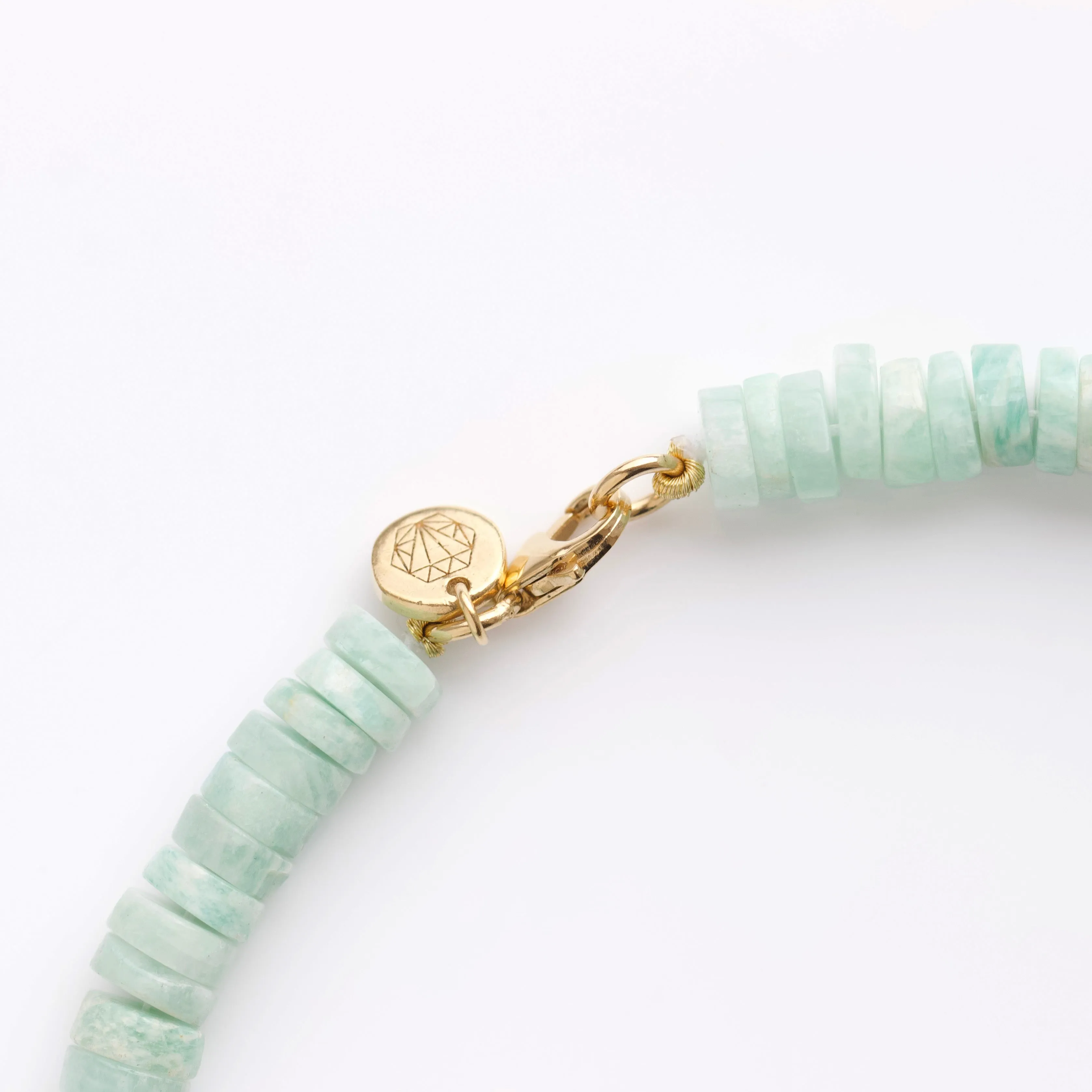 Santorini Chunky Amazonite Beaded Necklace