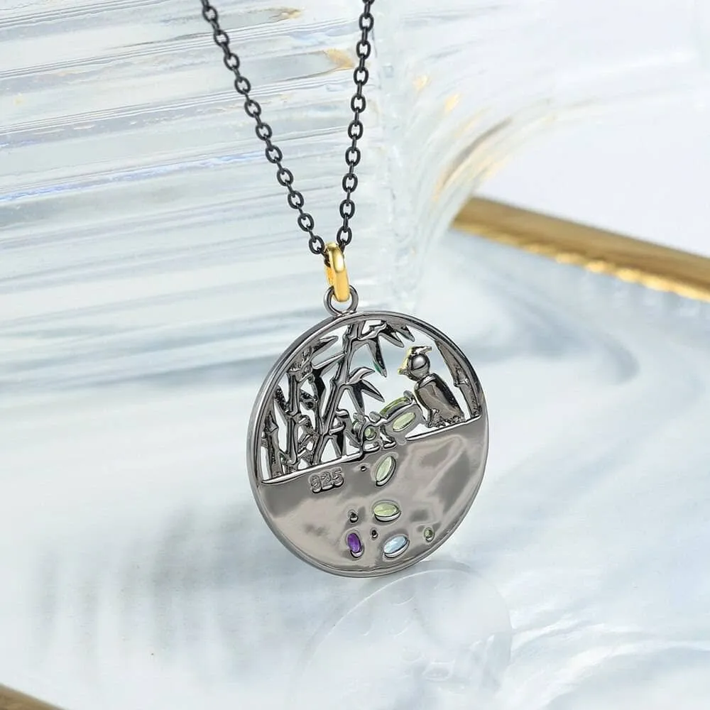 Secret Garden Enamel Necklace