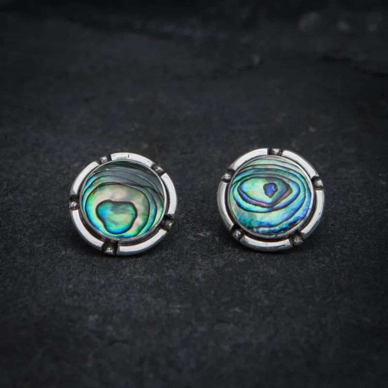 Silver Java Round Studs