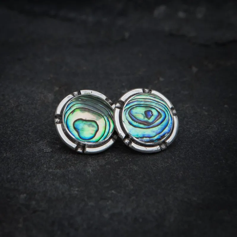 Silver Java Round Studs