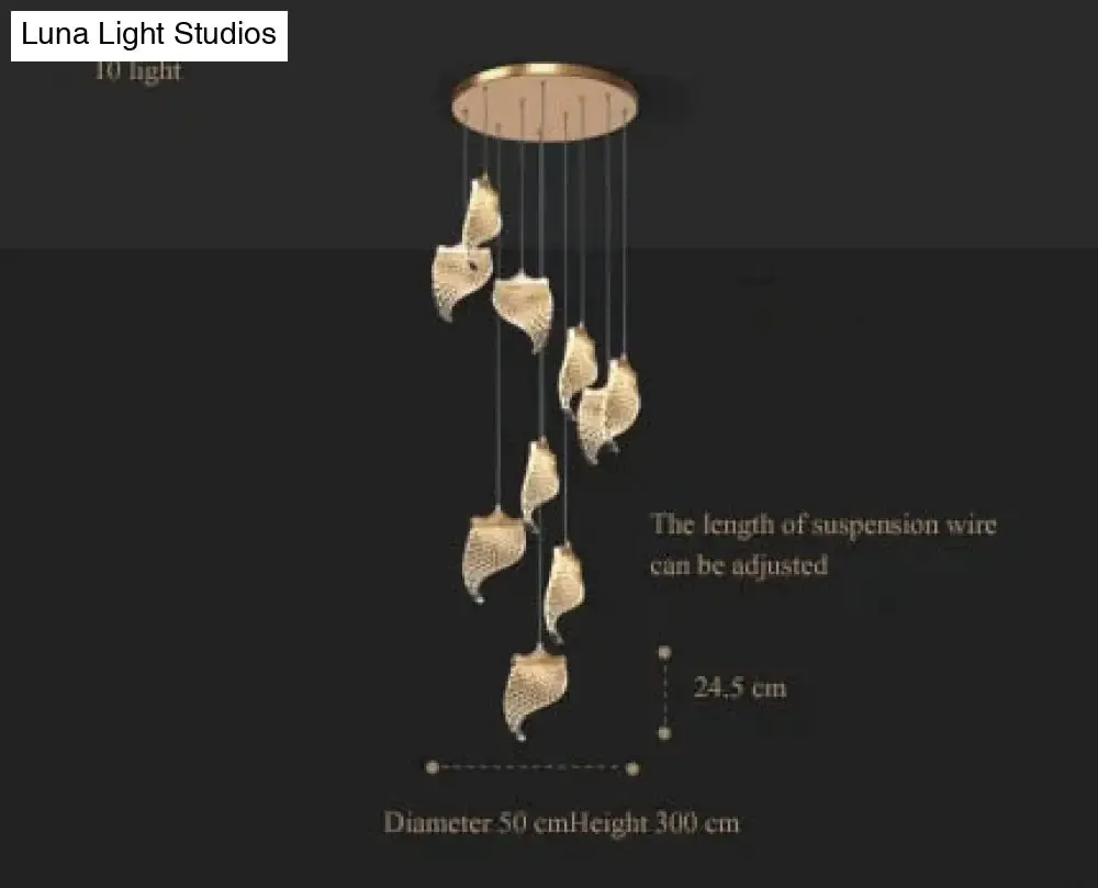 Stellaria -  Creative Modern Stair Chandelier