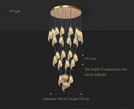 Stellaria -  Creative Modern Stair Chandelier