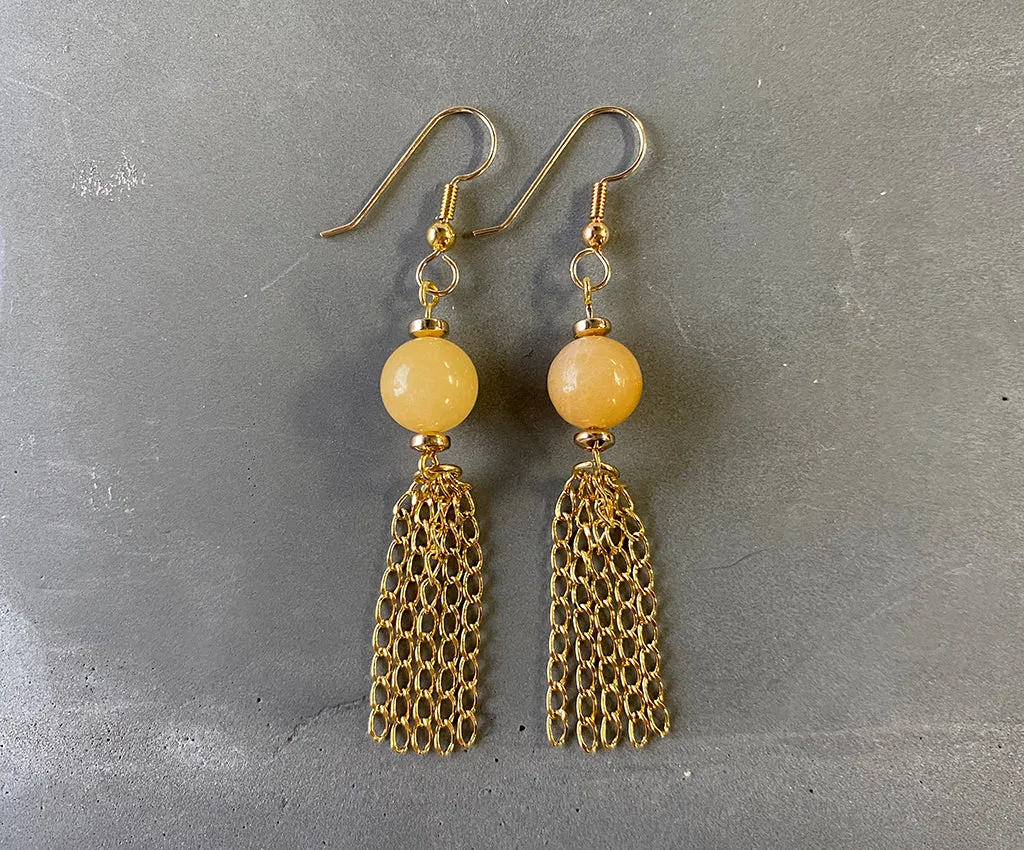 Sunbeam Tassel Earrings