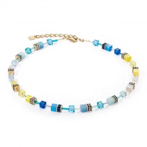 Swarovski Crystal Turquoise Yellow Necklace 2838/10-0601