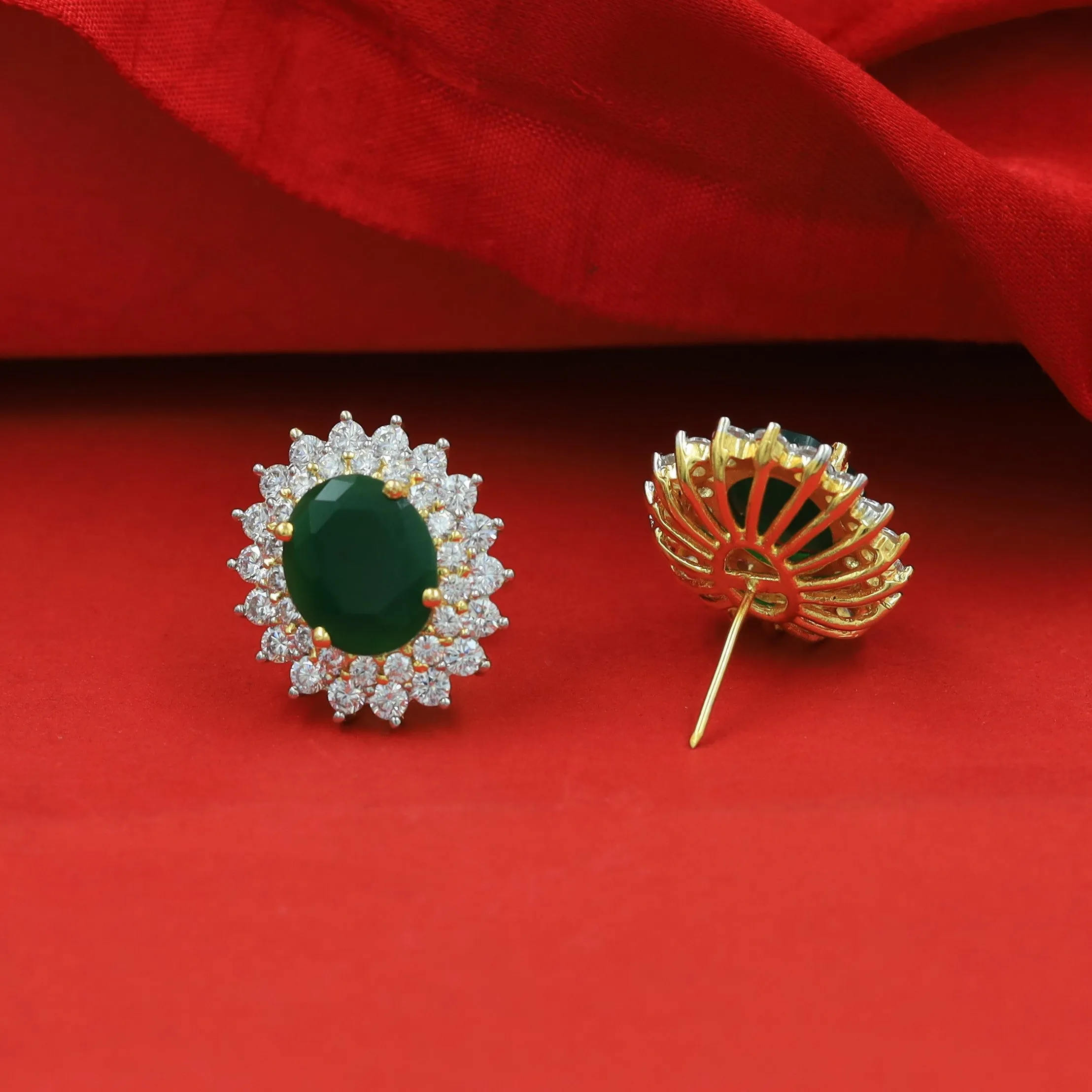 Tops/Studs Zircon/AD Earring 16290-69
