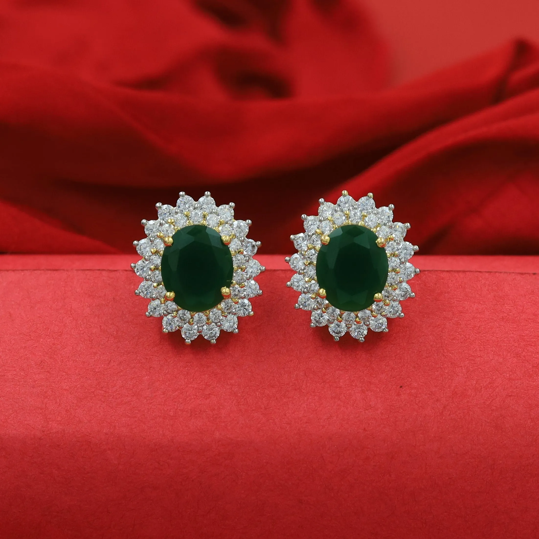 Tops/Studs Zircon/AD Earring 16290-69