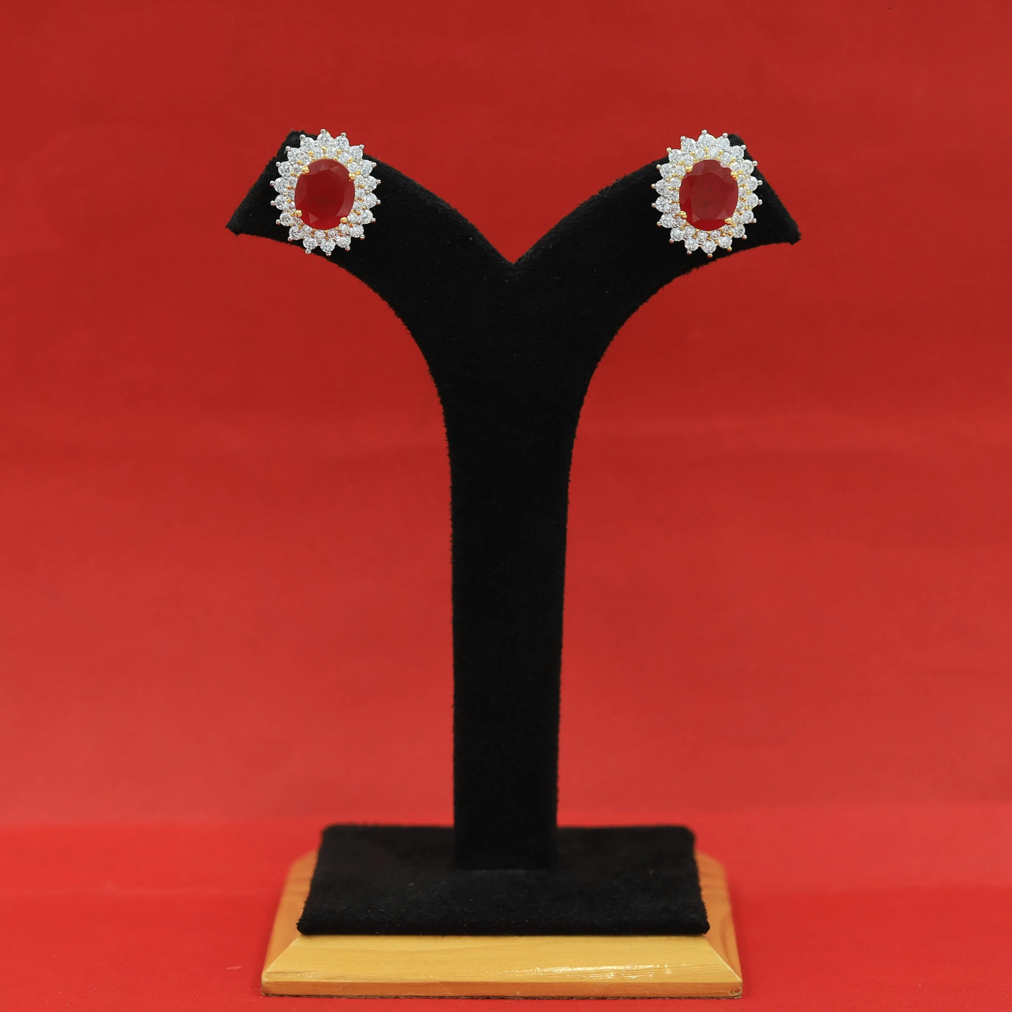 Tops/Studs Zircon/AD Earring 16290-69