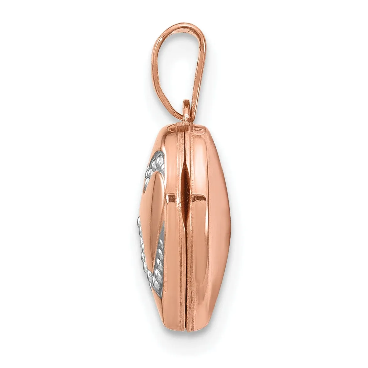 Two-tone Gold Heart Locket