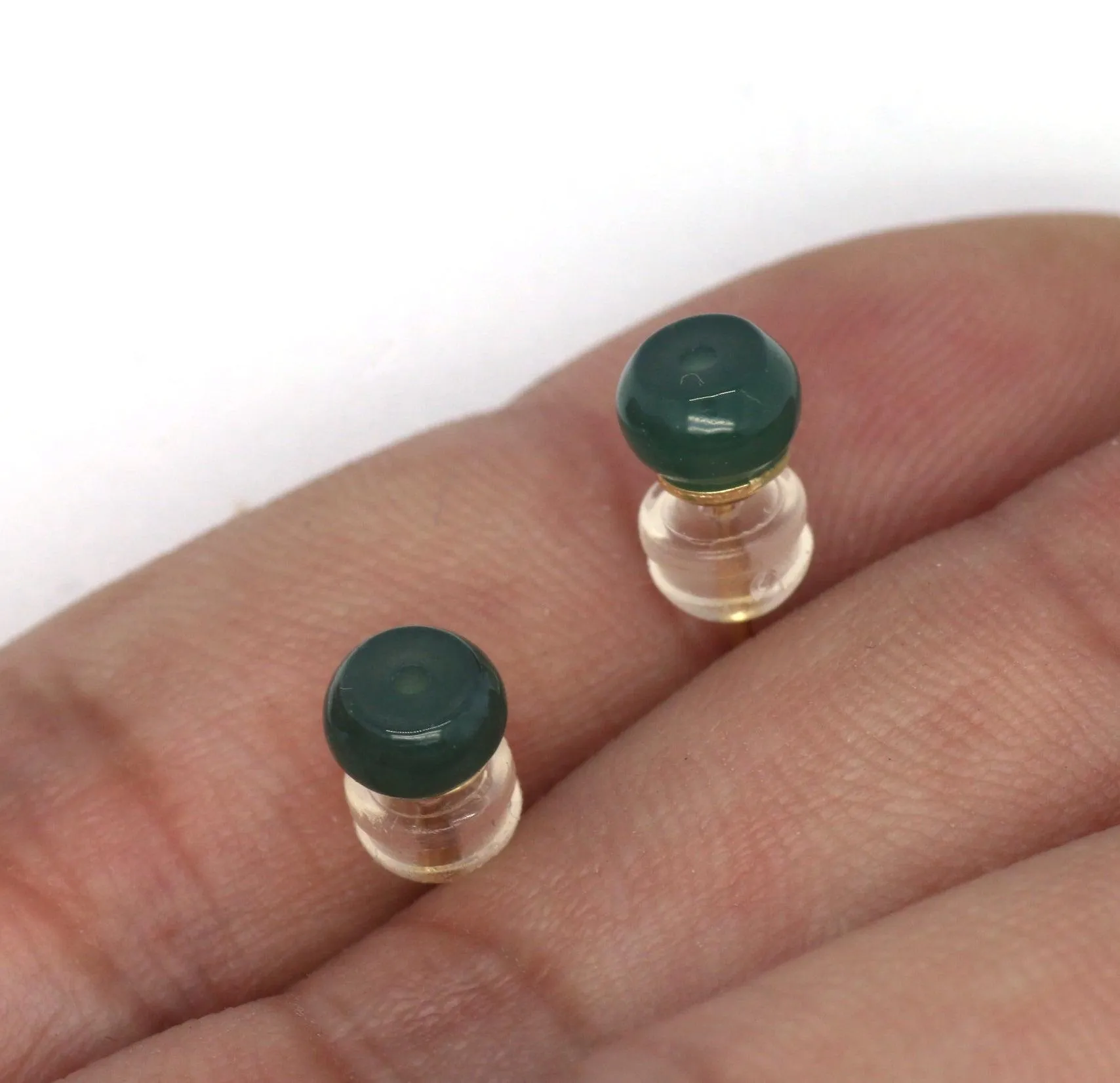 Type A Jadeite Jade Earrings Series (Fullfill USA only) B08NH5B7WQ