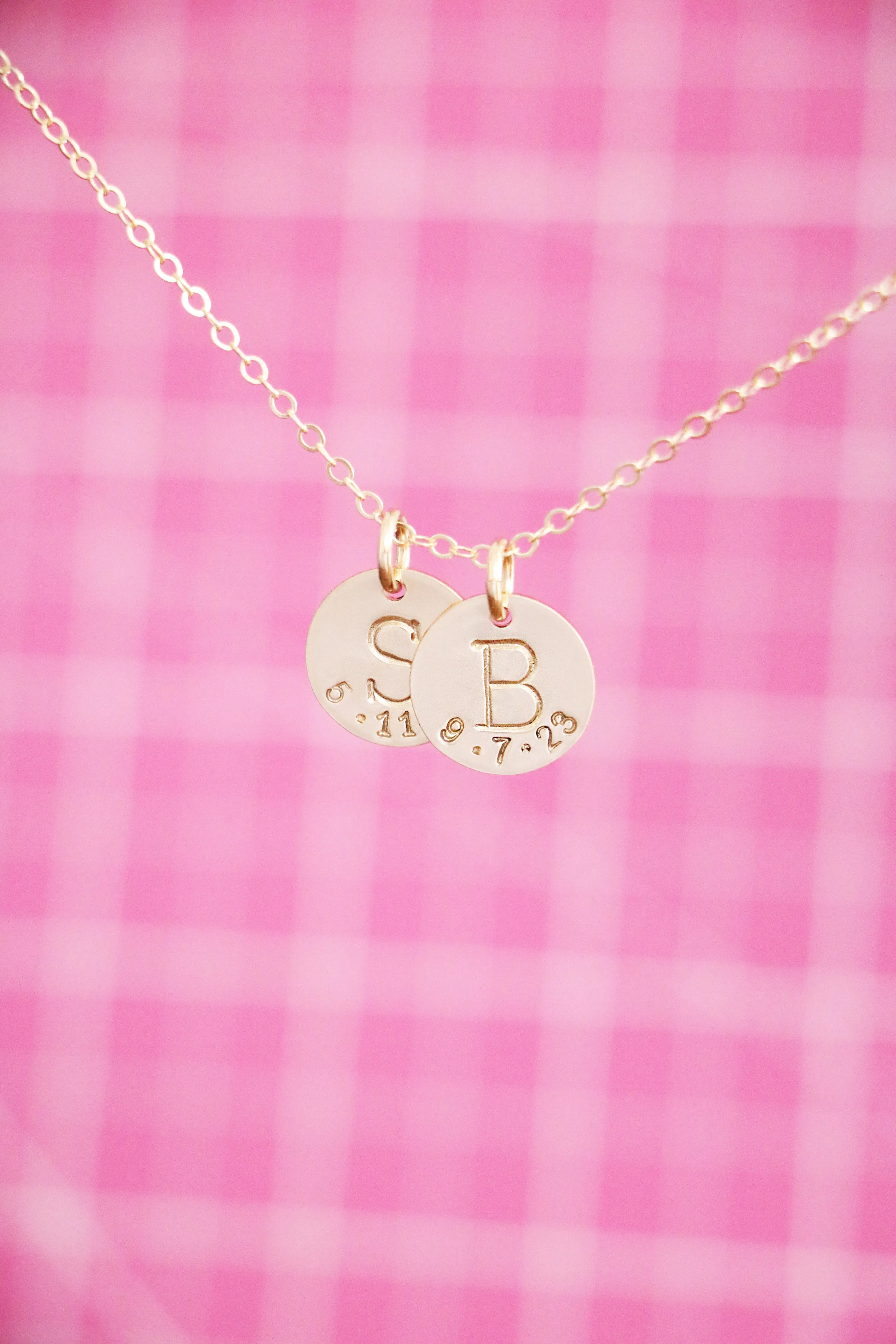 varsity initial necklace {gold   silver}