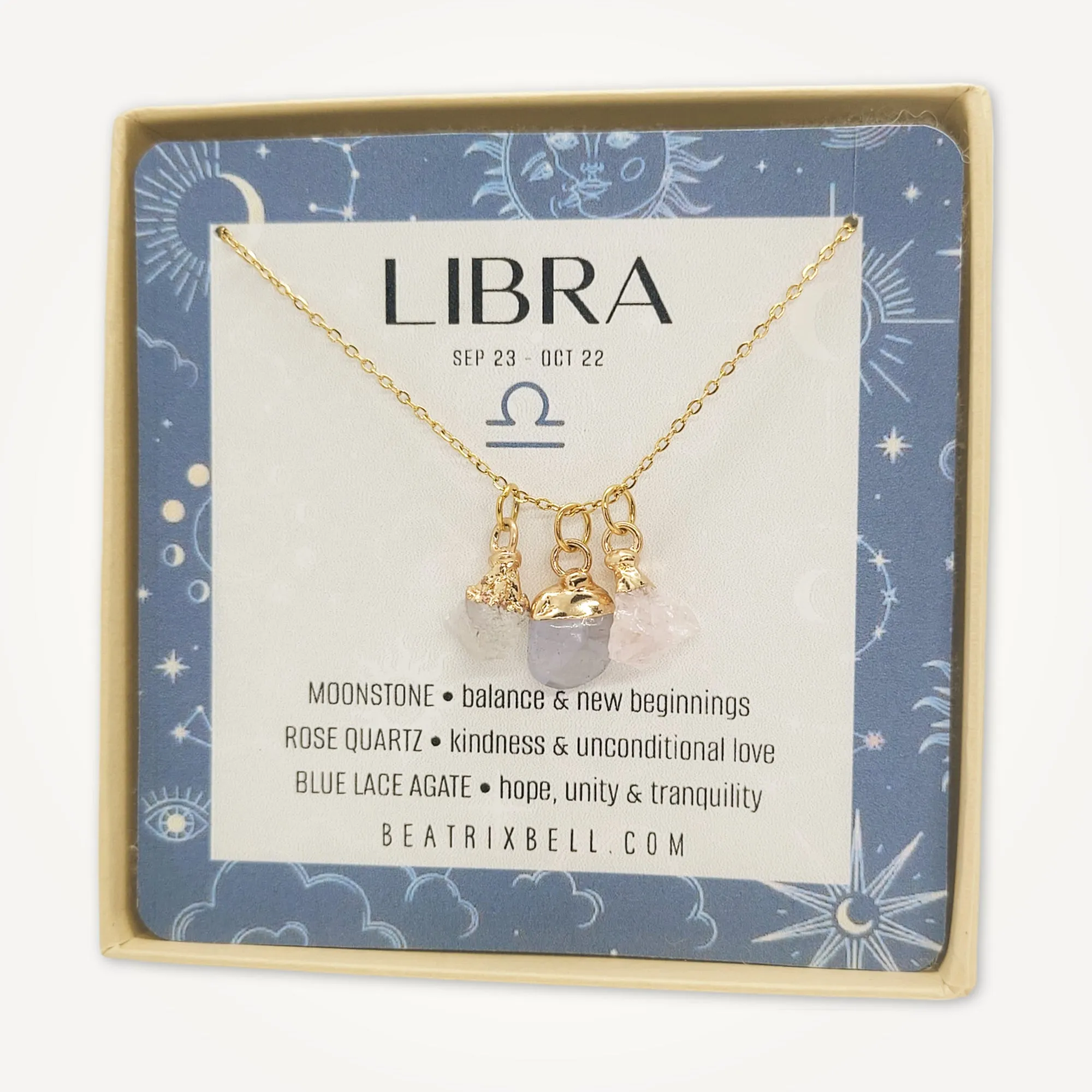 Zodiac Gemstone Necklace